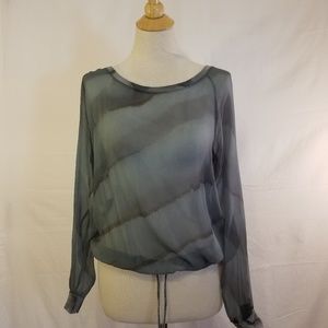 The Refinery sheer blouse
